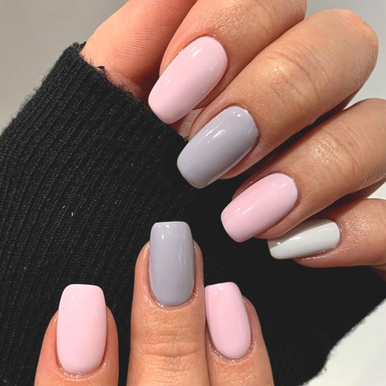 pastel neutral nail art idea spring nail arts