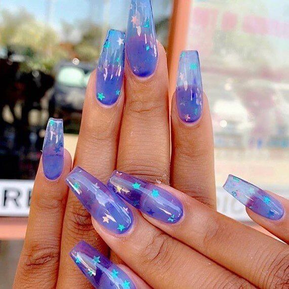 30 Blue Nail Designs For Your Next Manicure - 207