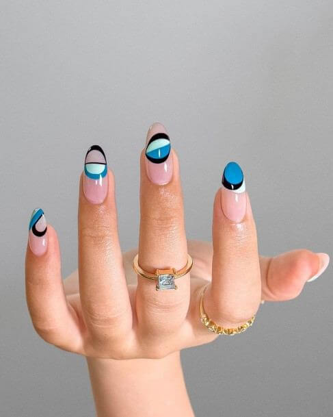 30 Blue Nail Designs For Your Next Manicure - 213