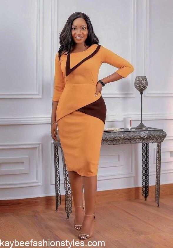 Pencil Gown Styles for Ladies